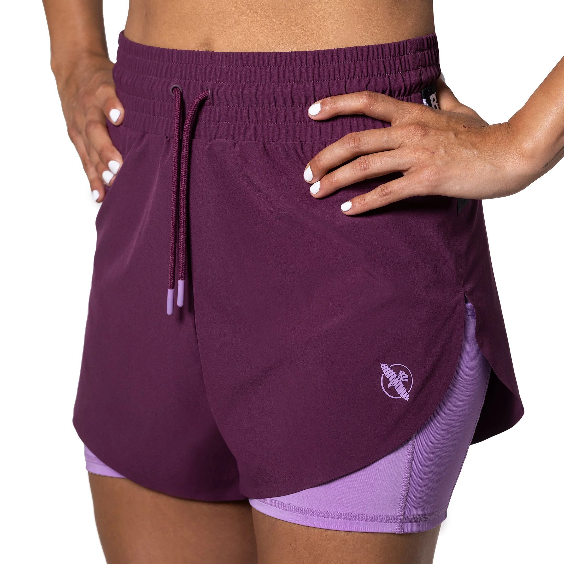 Hayabusa Women’s Mid Rise Layered Shorts - Image 4